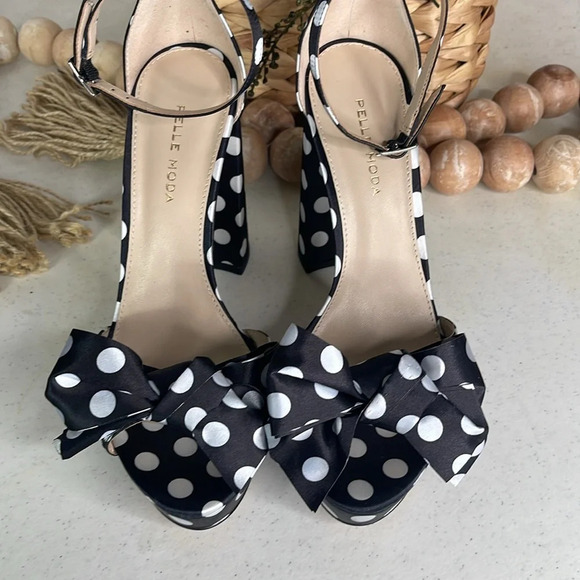 Pelle Moda Gema Ankle Strap Platform Sandal Sz 8.5 - Picture 5 of 10